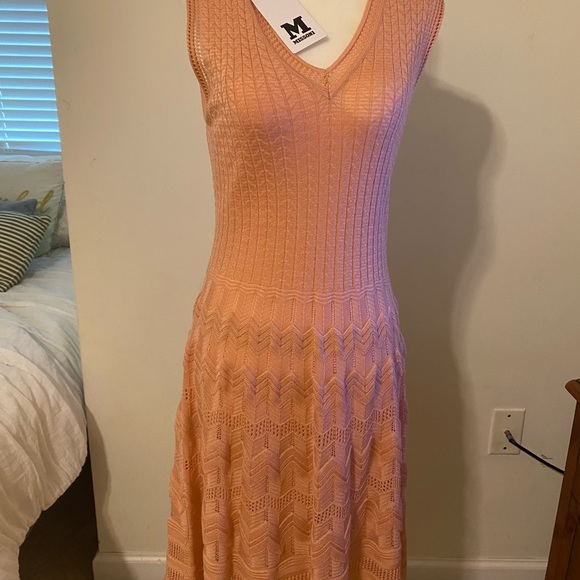 Missoni V-Neck Knit Dress - Picture 1 of 3